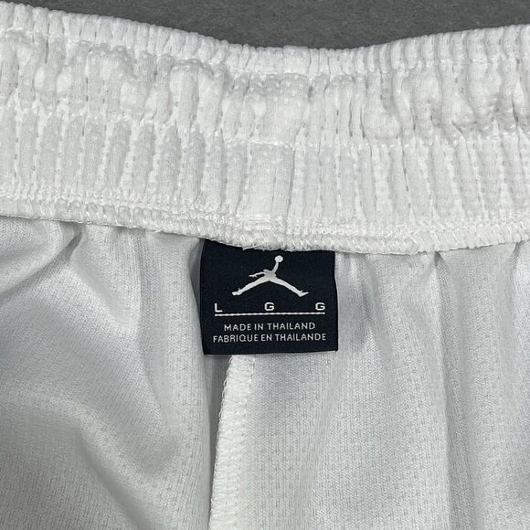 Nike Air Jordan Shorts Mens Large White Jumpman Durasheen Basketball 638144-100 - Picture 2 of 13